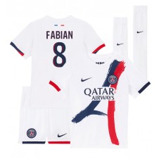 Paris Saint-Germain Fabian Ruiz #8 Bortaställ Barn 2024-25 Korta ärmar (+ Korta byxor)